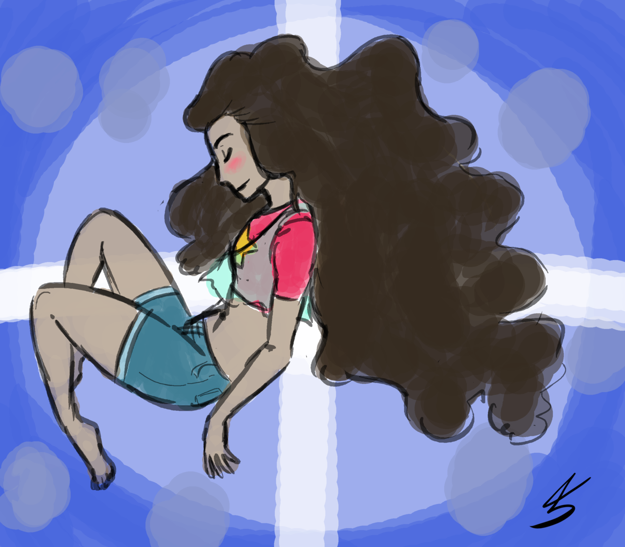 A Stevonnie sketch Been really bad about posting lately, hoping that will change soon. Been also watching a lot of Steven Universe for inspiration, probably gonna result in a few sketches here and...