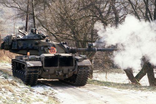 la-volpe-bianca - thepianomaker - M60A3 Patton tanks at Reforger...