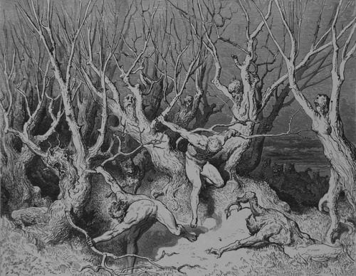 artesbw - Wood of the Self-MurderersGustave Doré1861