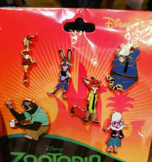 willis-the-fox:New zootopia pins coming to Disney parks in...