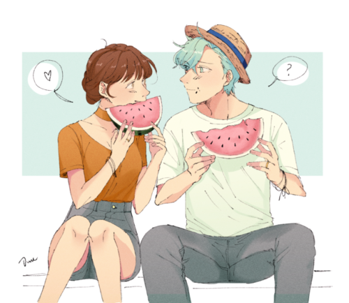 majunju - watermelon “freckles”