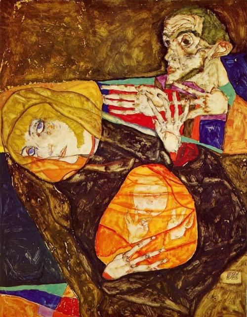 The Holy Family, 1913, Egon Schiele