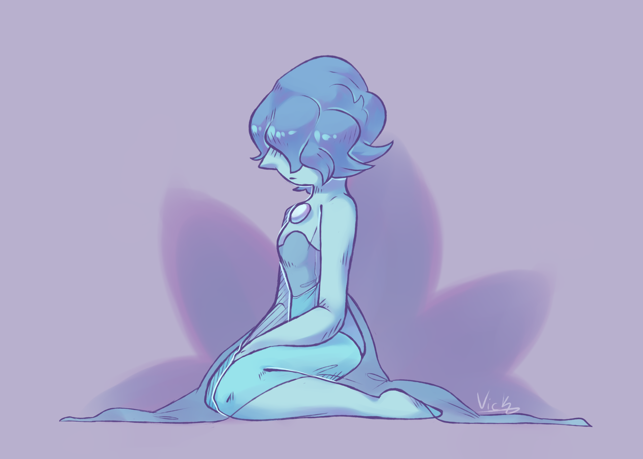 I love drawing blue pearl ~