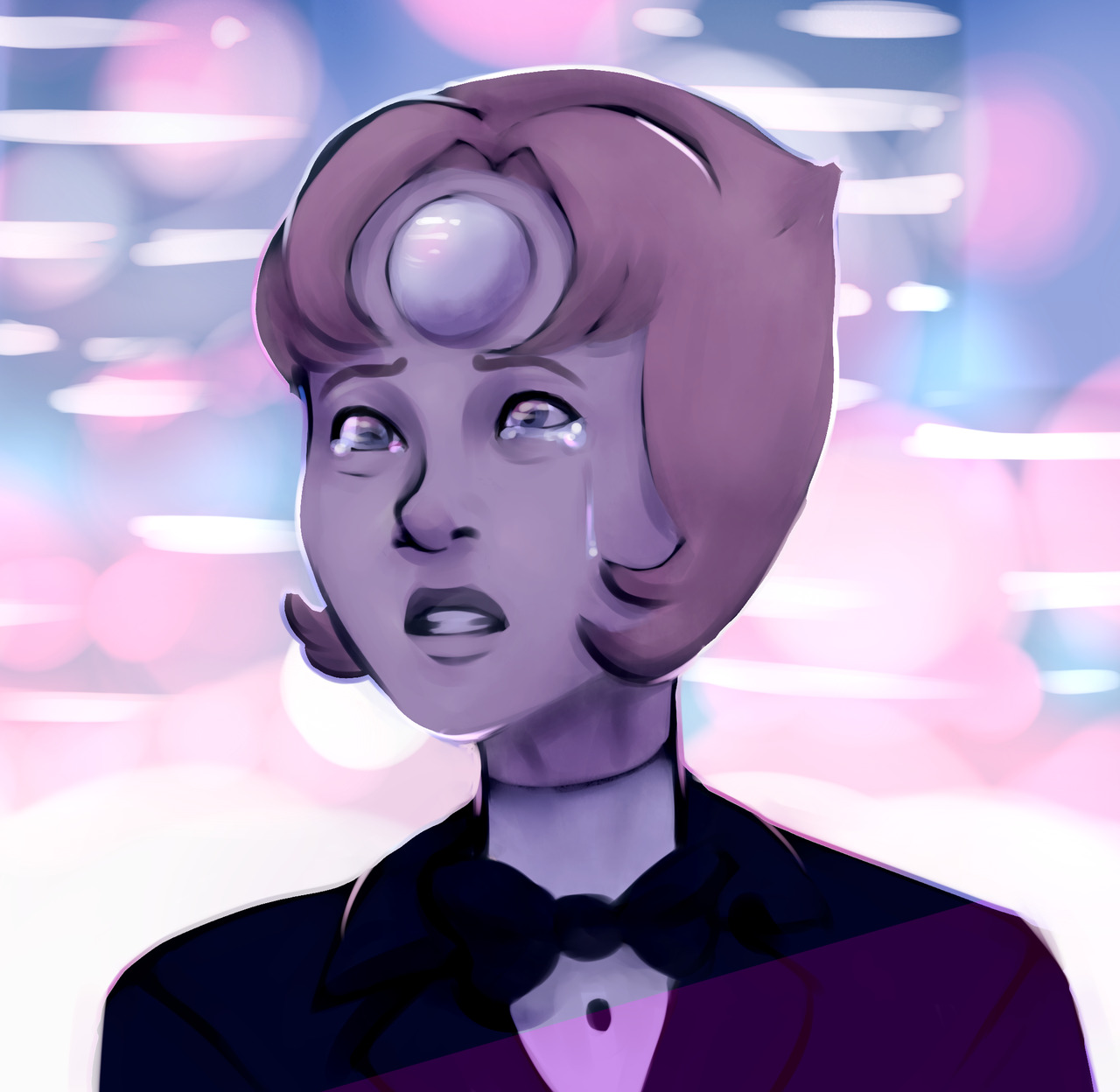 Moving On A strange reamerging interest in the iconic “It’s Over Isn’t It” broke through some art block! I based Pearl’s face off of Deedee’s