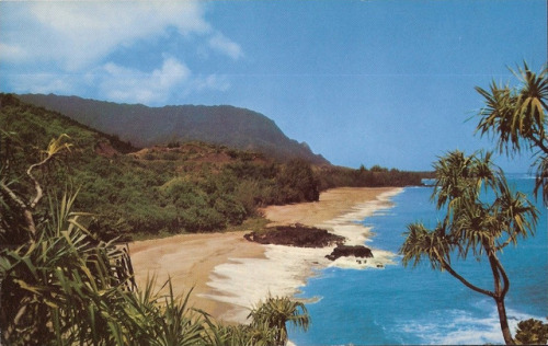apeninacoquinete - Lumahai Beach, Kauai, 1960s