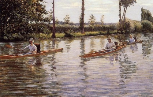 The Canoe, 1877, Gustave CaillebotteMedium: oil,canvas