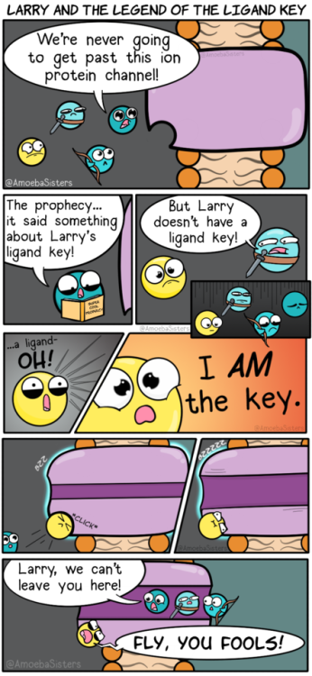 They will tell tales of your courage, Larry the Ligand.