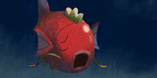 everydaylouie - magikarp…they’re trying their best…Nada más...