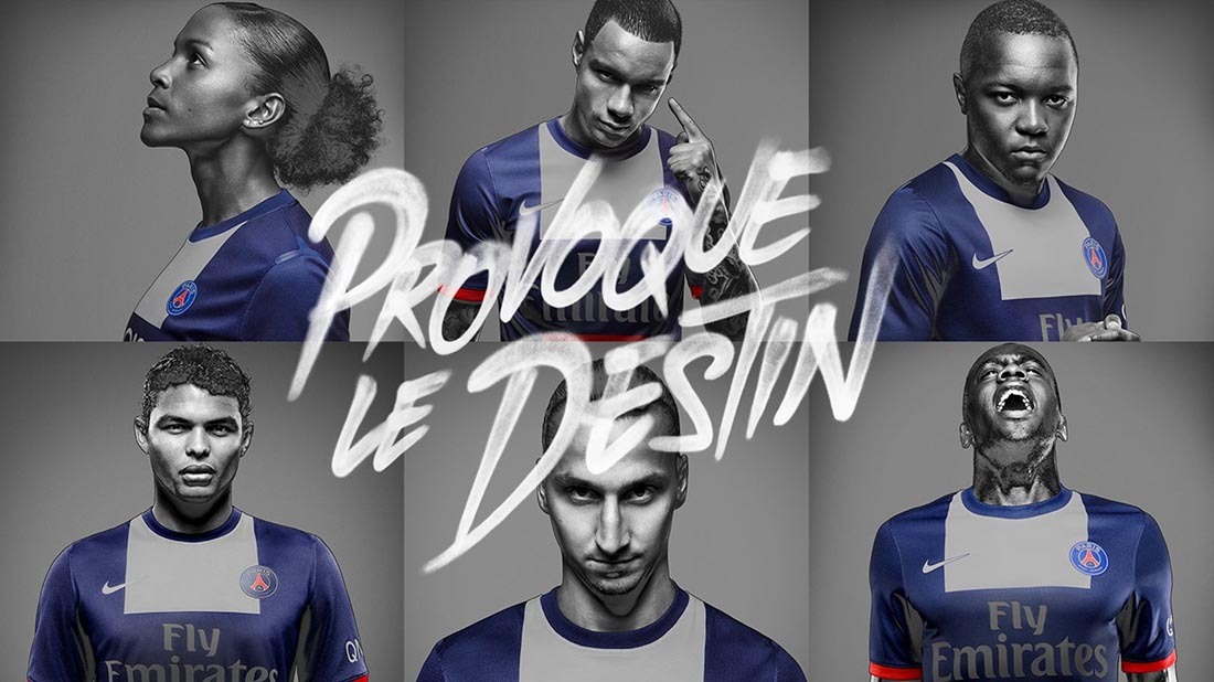 France’s “Provoque le Destin” Typography by Alexis Taïeb  Using spray cans, French artist Alexis Taïeb - Alexis (a.k.a Tyrsa) - handcrafted the type for France’s World Cup campaign and the launch of their new Nike kits.
[[MORE]]
French football is a...