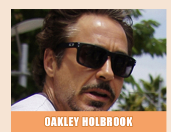 OAKLEY HOLBROOK:The look of Holbrook, from its iconic style to keyhole  bridge and metal rivets, has been scaled up to fit larger faces.