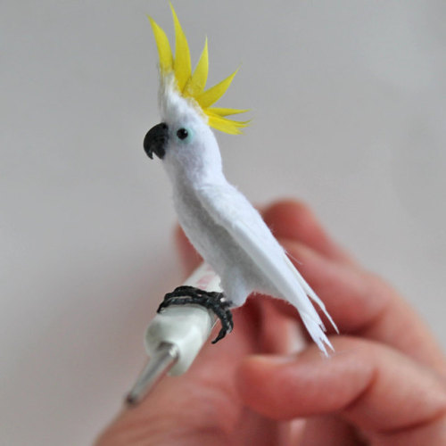 tinysaurus-rex - sosuperawesome - Poseable Miniature Birds, by...
