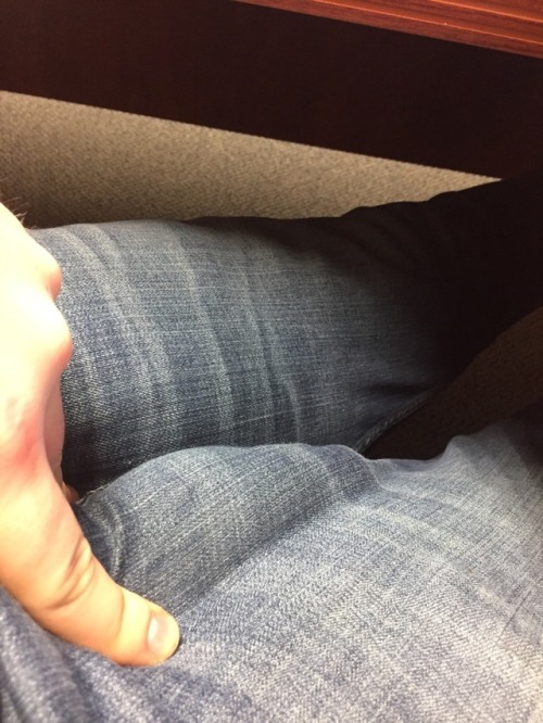 I wore really tight pants to work and my secretary noticed my...