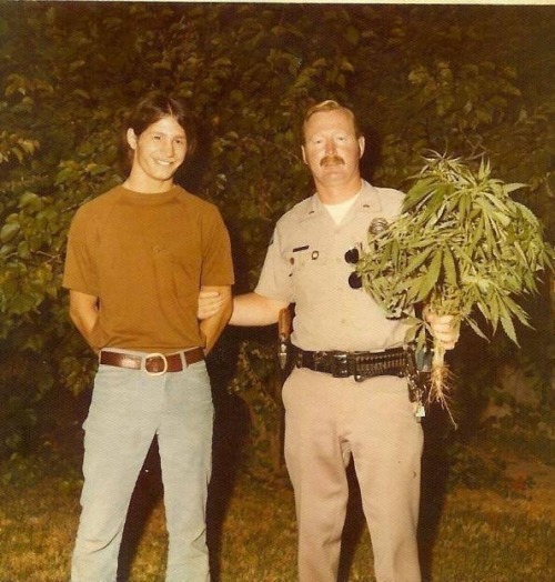 lostinhistorypics - “My Uncle getting caught growing weed in the...