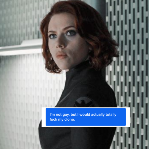 fiireproof - Avengers + this BuzzFeed quiz…Would you fuck a clone of yourself?Bonus - 