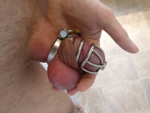Sometimes, when I put my chastity cage, I’m way too horny and it...