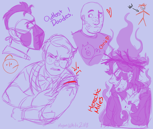 spacialhair - Did some Outlast doodles to celebrate my birthday!...