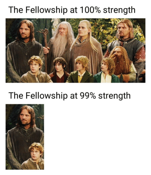 eggspert:The Fellowship at 98% strength