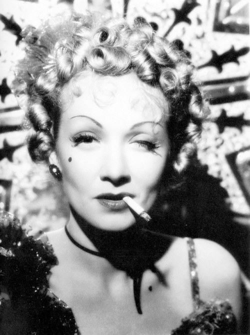 wehadfacesthen - Marlene Dietrich in a publicity photo for...