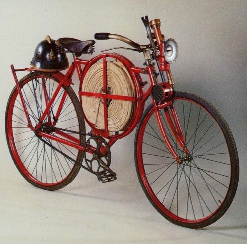 urbanfarmzine - A fireman’s bicycle, c.1905