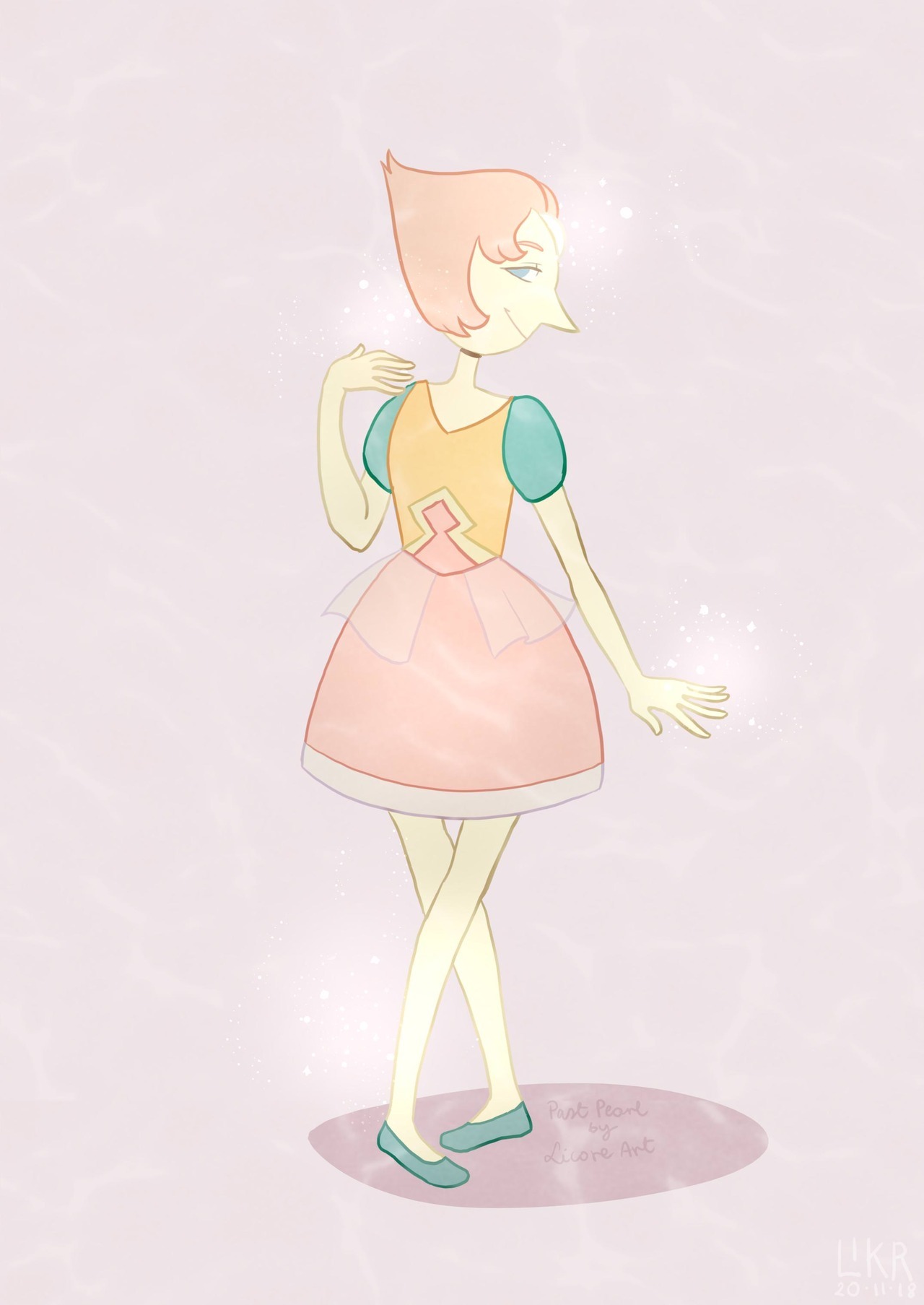 So, this is Past Pearl from Steven Universe. Inspired by @elliesillustrations :3