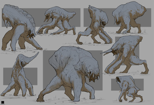 thecollectibles - Weekly Sketches - Beasts bySebastian Luca
