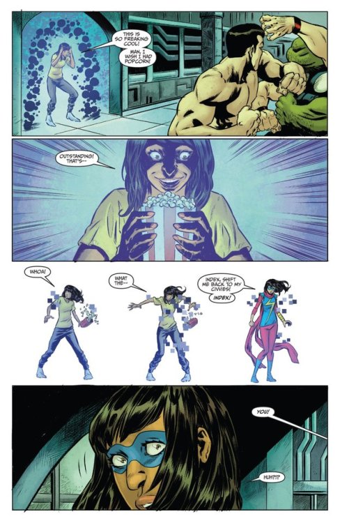 Everybody knows Ms. Marvel is a natural-born hero—even the...