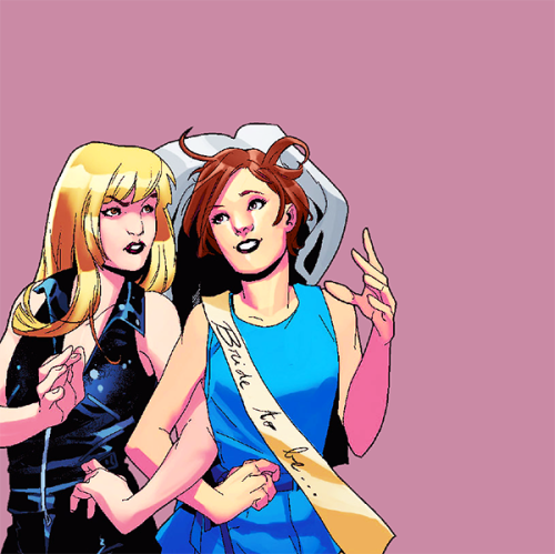 thisisbitti:- Illyana! You came!- What, like I’m missing this?...