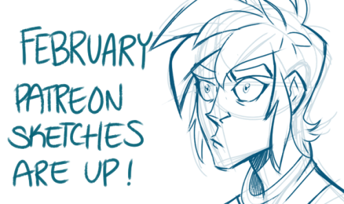 Patreon requests for February are now up! If you’re a patron,...