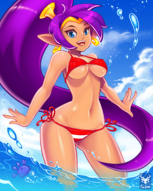 foxilumi - Our half-hero half-genie Shantae. - DNSFW version...