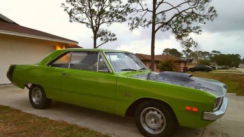 jacdurac:    1972 Dodge Dart Swinger Green - 360 V8 Muscle