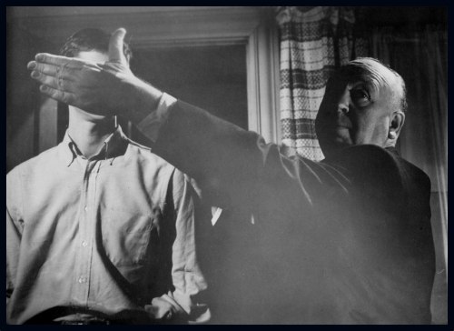 artyomrilen - Anthony Perkins & Alfred Hitchcock on the set...