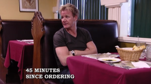 10knotes:My favorite Gordon Ramsay moment is when his food was...