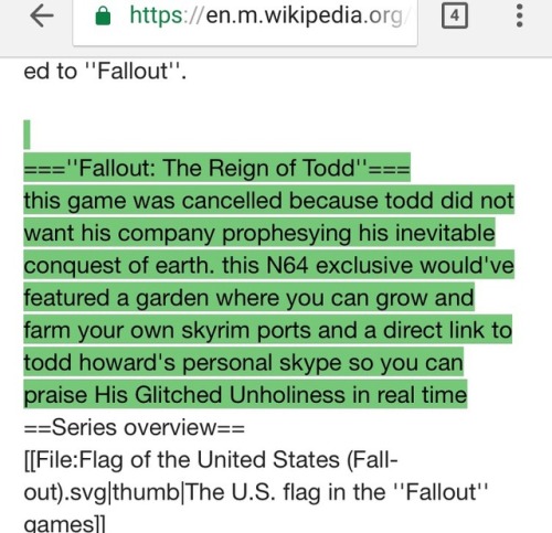 weirdmageddon - some of my favorite loophole todd howard wikipedia...