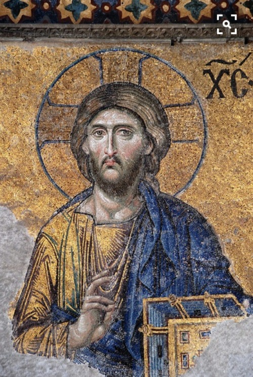 Christ Pantocrator in the Hagia Sofia, in Istanbul.