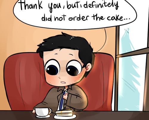 elicedraws - cas will be an affectionate customer from now on...