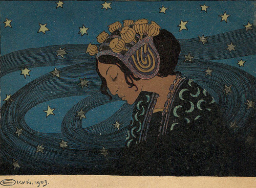 thepolishstufflove:“Night” (1905)by Edward Okuń...