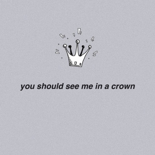 lyricsinfont - you should see me in a crown - billie eilish
