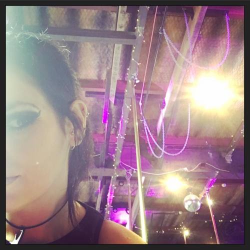 Accidental selfie in my sparkly purple happy place #sydneypole...