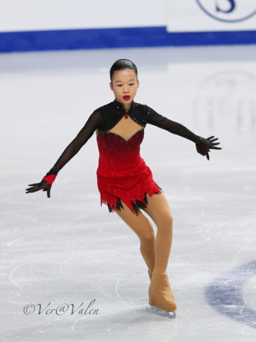 figureskatingcostumes - Linh Khanh Tran competing in the 2019...