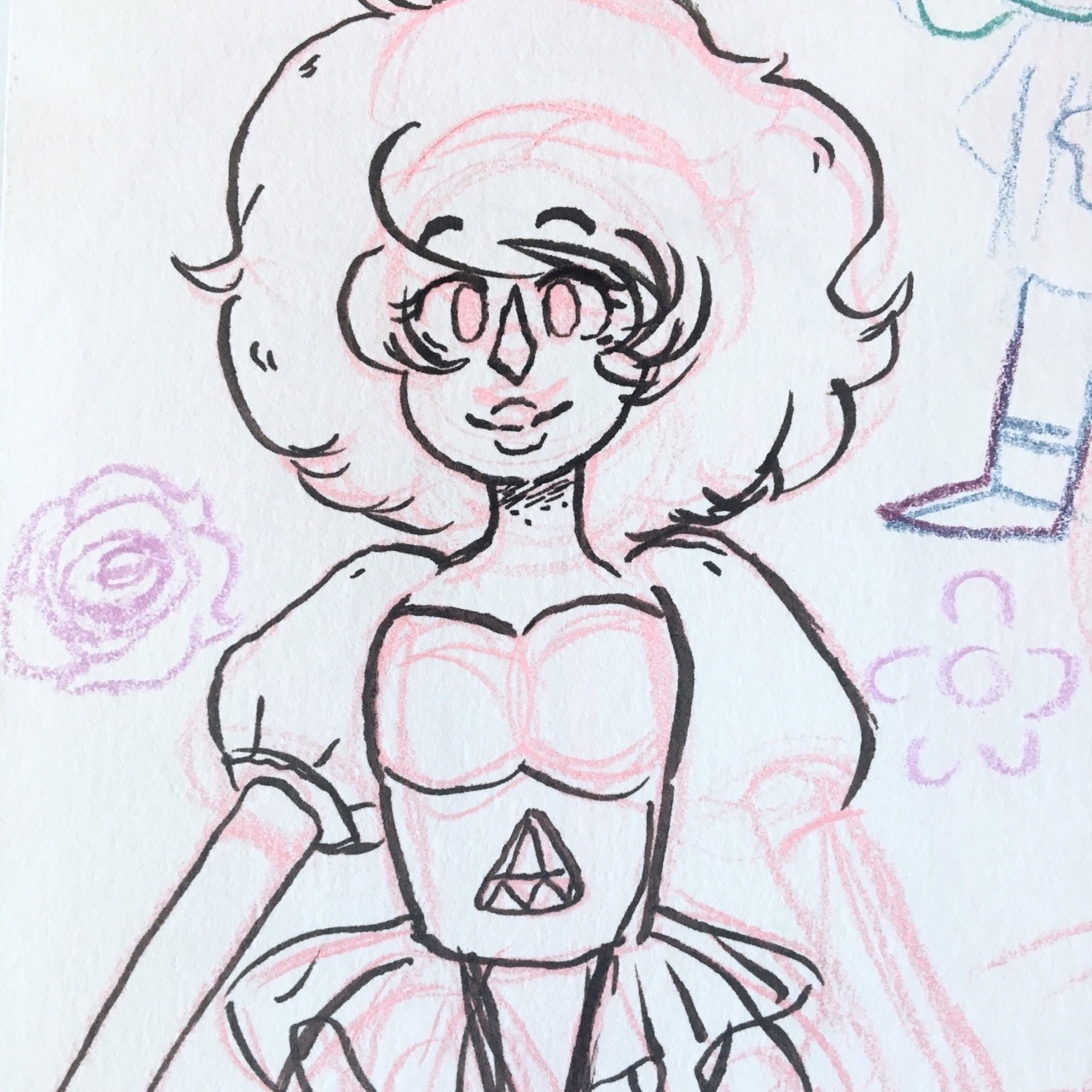 good evening i physically cannot stop drawing pink diamond
