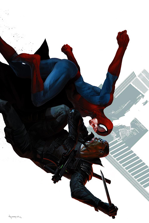 league-of-extraordinarycomics - Blade vs Spider-Man by Marko...