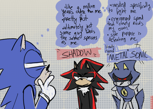 maroonplanet - sonic “great at nicknames” “get it cause he has two...