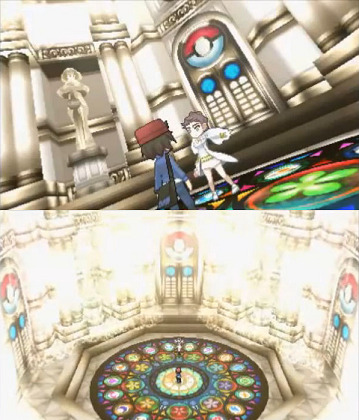 Diantha's Radiant Chamber, in all its stained-glass glory, seems intended to be 'heavenly' in its appearance, like her costume.