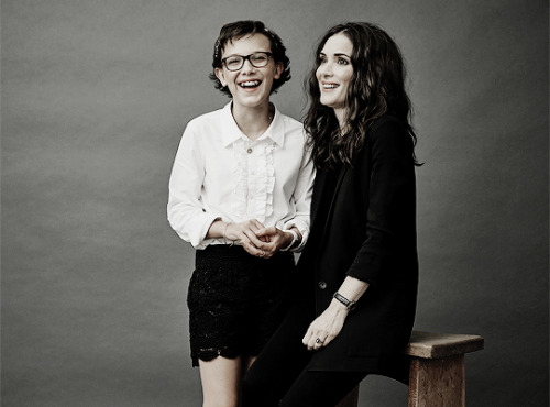 dailymilliebobbybrown - Millie Bobby Brown and Winona Ryder...