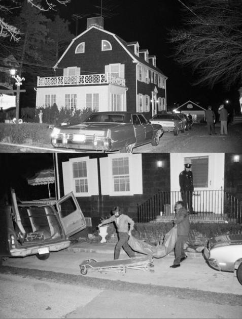congenitaldisease - Police removing bodies from the Amityville...