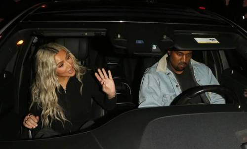 kuwkimye - Kim & Kanye leaving Craig’s restaurant in West...