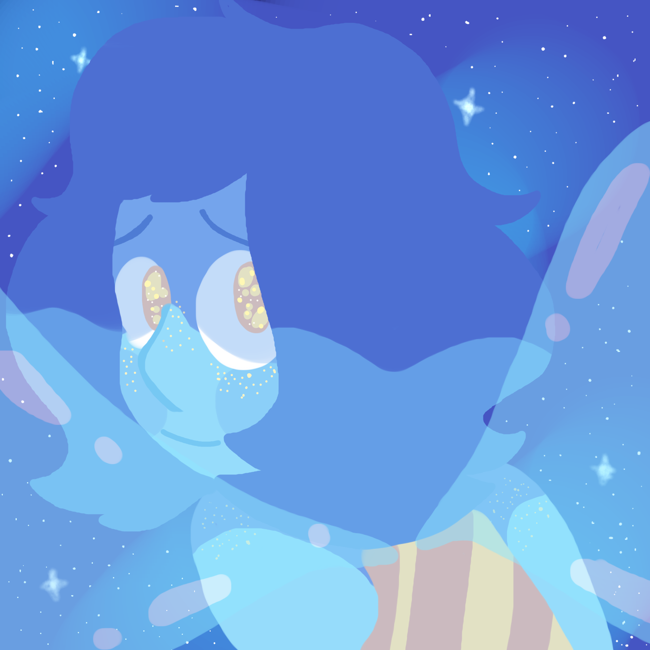 “Well… I’d best be going.” so @connieandthecrystalgems‘ lapis redesign, SIGN ME THE FUCK UP also inspired by cetie’s night palette :>