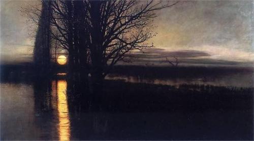 ghostlywriterr - Statisław Masłowski“Moonrise”, (1884)