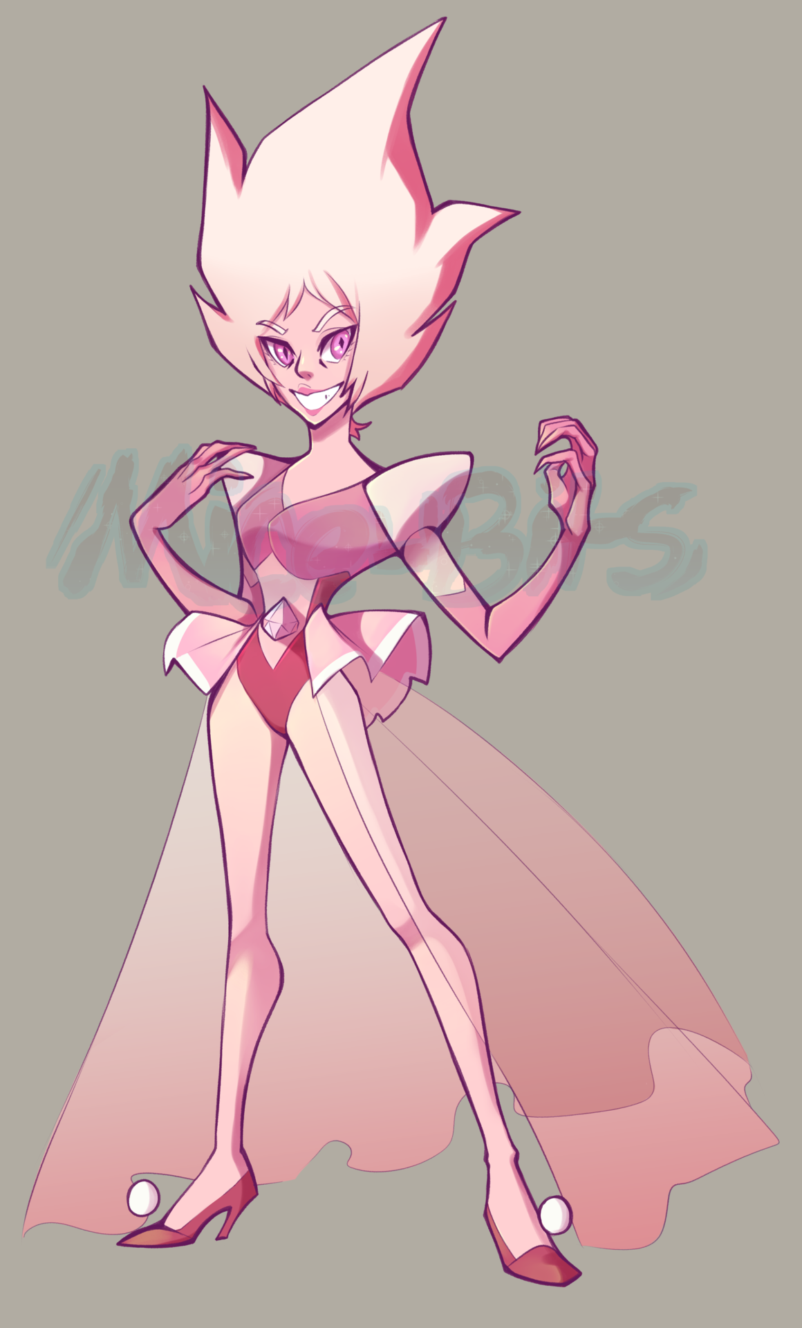 went ahead and combined most of pink diamond’s silhouettes and designs o: