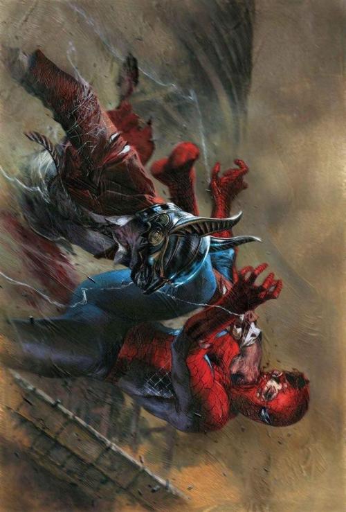 comics-station - Spider-man eating a fist from the Jackal...
